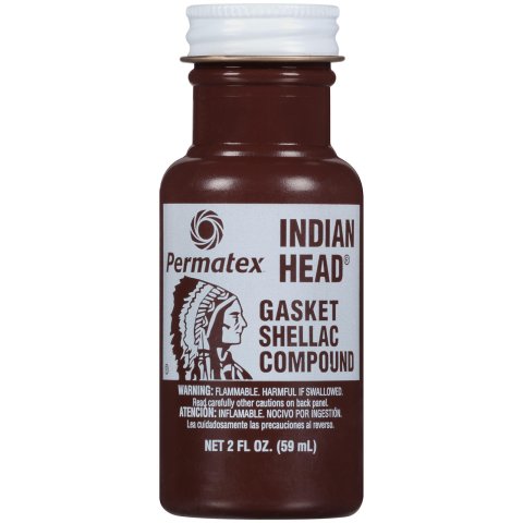 Permatex Indian Head Gasket Shellac Compound 20539 Coatings, Head® Compound, 2 oz., Each