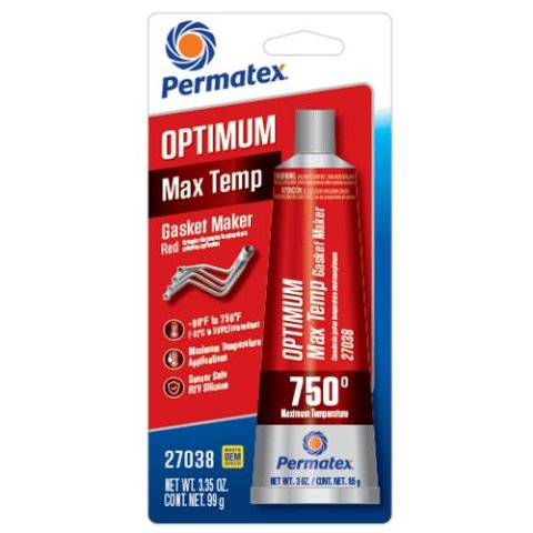Permatex OPTIMUM RED Gasket Maker 27038 Maker, RED, 3.35 oz., Each