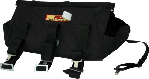 RCI Engine Diapers 7809A Diaper, Black Nylon with Pad, SFI 7.2 Approved, Each