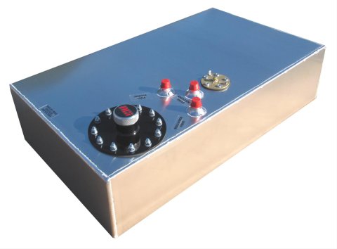 RCI Aluminum Street 17 Gallons Fuel Cell 2172A Cell, Aluminum, Natural, Gallons, 0-90 Ohm Sender, Each