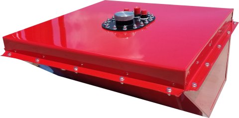 RCI Racing Fuel Cells 1162F FUEL CELL, 16 GALLON CIRCLE TRACK WEDGE RED