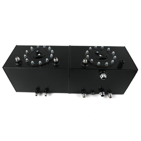 RCI Air/Ice Cooler Tank and Fuel Cell Combos 2040MD Intercooler Tanks, RCI, Combo, Aluminum, Black, 4 Gallons, 10 in. Long, 24 in. Wide, 8 in. Tall, 8 AN Rollover Vent, Each