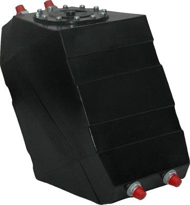 RCI Drag Race 4 Gallons Fuel Cell 2040D Cell, Plastic, Black, w/Foam, Gallons, Each