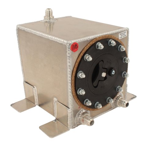 RCI Aluminum Racing 1 Gallon Fuel Cell 2010A Cell, Aluminum, Natural, Gallon, -8AN, Each
