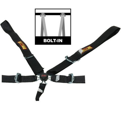 RCI Camlock 5-Point Harness 9510CD Shoulder Harness; Dragster Belts; Cam Lock 5 Point; Black