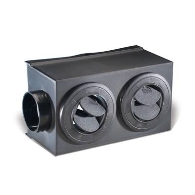 Flex-A-Lite Mojave Heater Plenum Boxes 107183 Box, for FLX-640, Plastic, Black, Snap-On, Each
