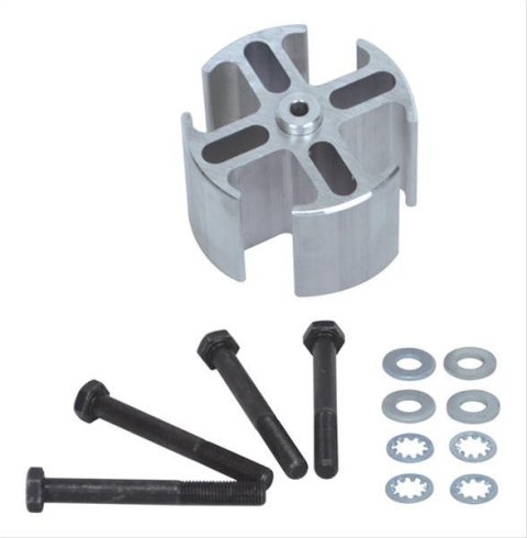 Flex-A-Lite Mechanical Fan Spacers 106883 Spacer, Aluminum, 2 in. Thick, 5/8 in. Pilot, Spacer, Bolts, Washers, AMC/GM, Kit