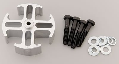 Flex-A-Lite Mechanical Fan Spacers 107083 Spacer, Aluminum, 1 in. Thick, 5/8 in. Pilot, Spacer, Bolts, Washers, Mopar, Kit