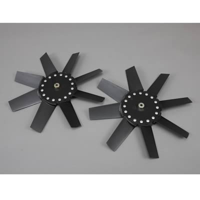 Flex-A-Lite Replacement Electric Fan Blades 117751 Blades, Replacement, Plastic, Black, 13.50 in. Diameter, Pair