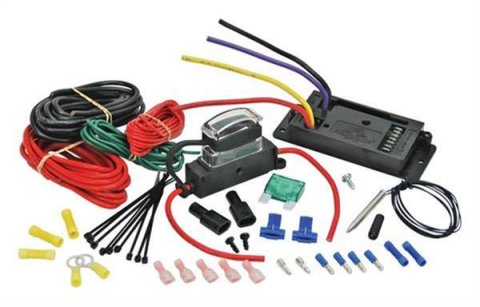 Flex-A-Lite Adjustable Electric Fan Controllers 106999 Controller, Adjustable, Radiator Probe Sending Unit, 160 - 240 degrees F, Wiring Harness, Kit