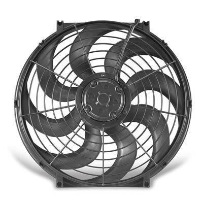 16 Inch 2,010 CFM Flex-A-Lite Syclone S-Blade Electric Fan 104637 Fan, Single, in. Diameter, Reversible, cfm, Black, Plastic, Each