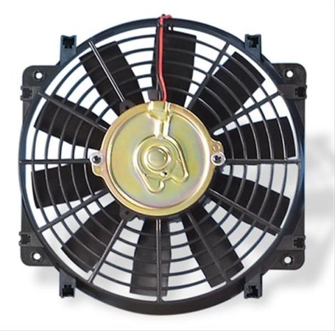 10 Inch 800 CFM Flex-A-Lite Trimline Electric Fan 116538 Fan, Single, in. Diameter, Reversible, cfm, Black, Plastic, Each