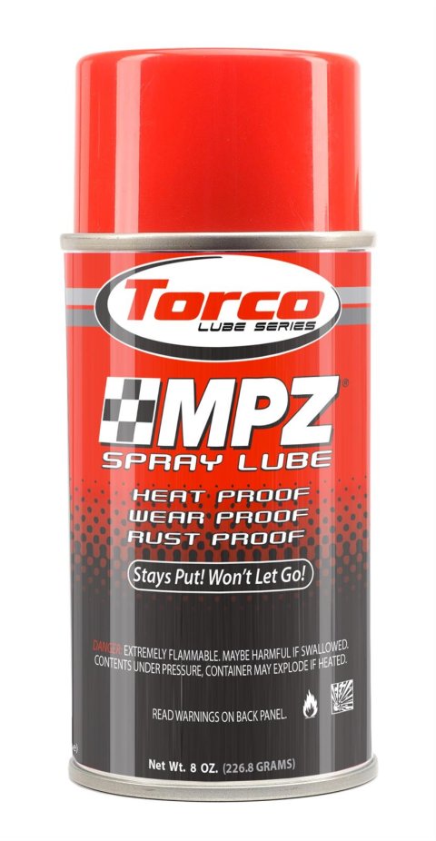 Torco MPZ Spray Lube A560000ME Assembly Lubricant, for Engine Assembly and Fastener Installation, Aerosol, Lube, Each