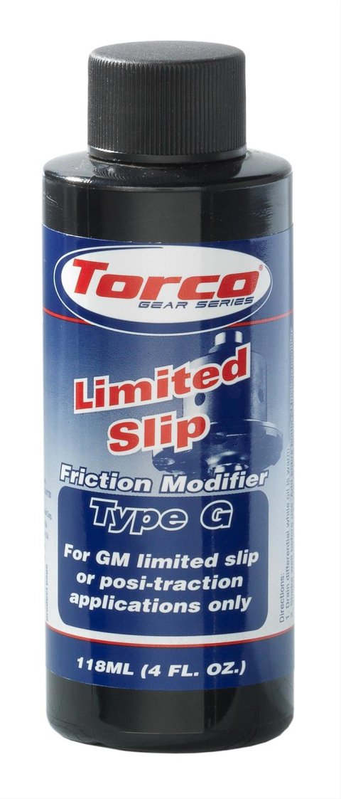 Torco Type G Friction Modifier AFM0010JE Modifier, G, for Clutch-Type Limited-Slip Differentials, 4 fluid oz., Each
