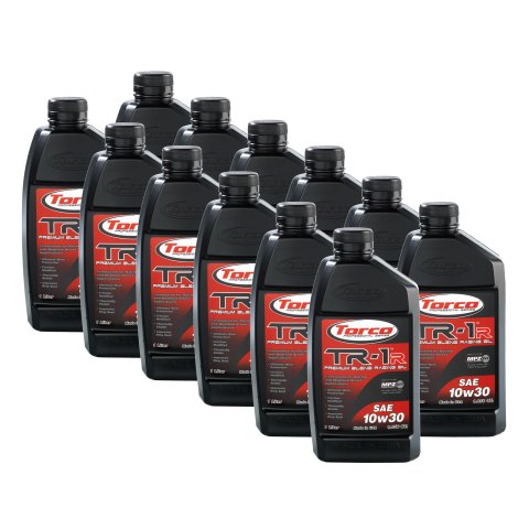 10w30 Torco TR-1r Racing Motor Oil A141030C Engine Oil, Oil, Petroleum Base, 10W30, 1 Liter, Set of 12