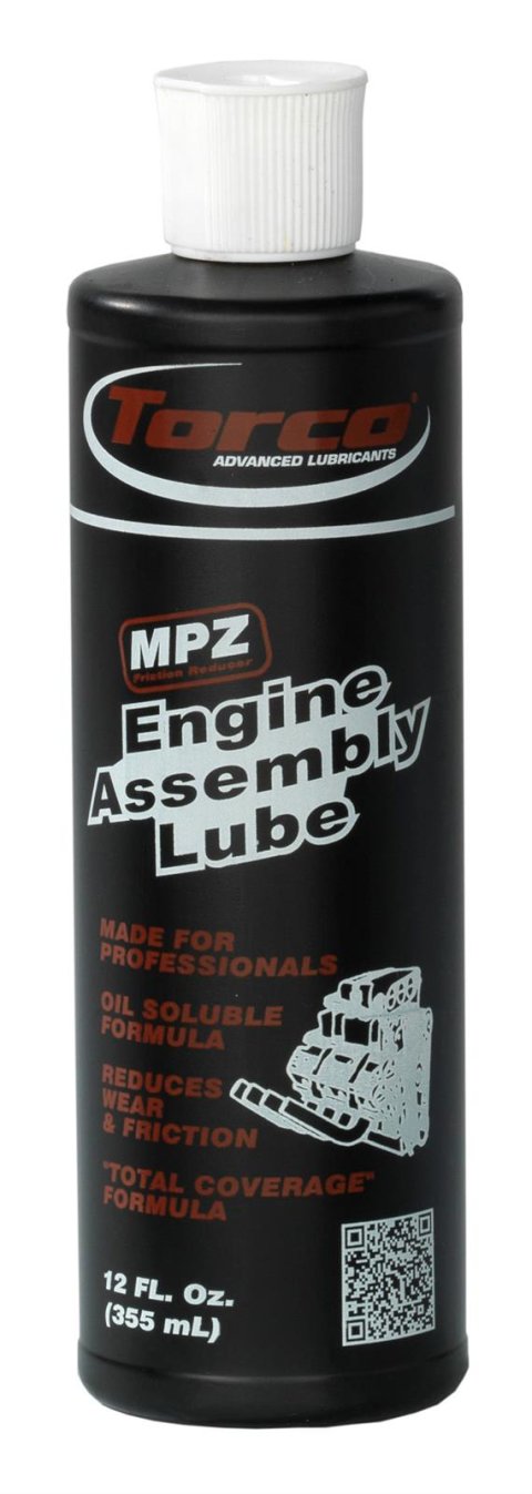 Torco MPZ Engine Assembly Lube A550055KE Lubricant, for and Fastener Installation, EAL, 12 oz., Each