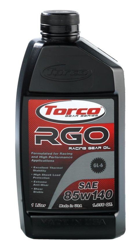 85W140 Torco RGO Racing Gear Oil A248514CE Lube, RGO, 85W140, 1 Liter, Each