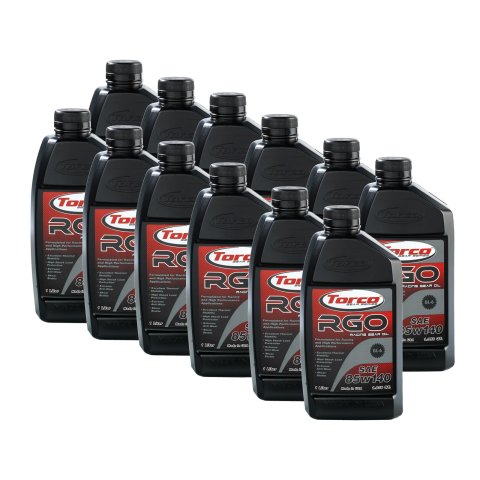 85W140 Torco RGO Racing Gear Oil A248514C Lube, RGO, 85W140, 1 Liter, Set of 12