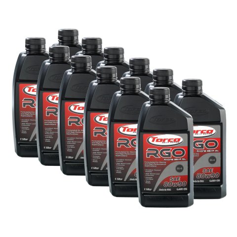 80W90 Torco RGO Racing Gear Oil A248090C Lube, RGO, 80W90, 1 Liter, Set of 12