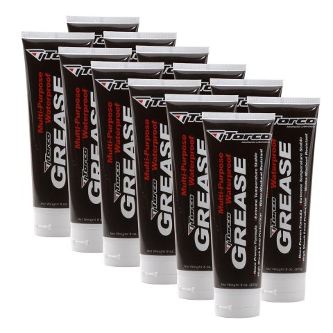 Torco Multipurpose Waterproof Grease T300160Z Grease, Multi-Purpose, Waterproof, 8 oz. Tube, Set of 12