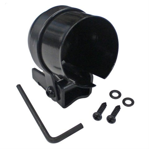 Equus Gauge Mounting Cups E9945 Cup, Pedestal, 2 5/8 in., Plastic, Black, Each