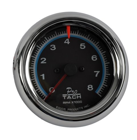 Equus Tachometers E6078 Tachometer, 0-8,000 rpm, 3 3/8 in., Analog, Electrical, Each