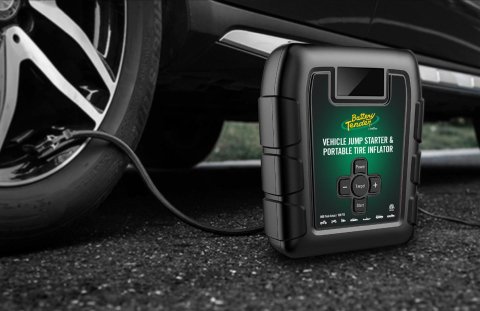 Deltran Battery Tender 800A Jump Starter and Portable Power Banks 030-3010-WH Jumper Pack, Starter, with 150 psi Tire Inflator, Each