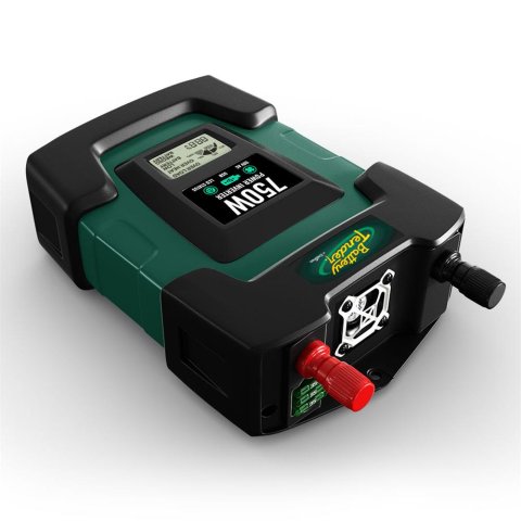 Deltran Battery Tender 12 V Power Inverters 026-0004-DL-WH Inverter, 750 watts Continuous, 1,500 watts Surge, Replaceable Fuses, LCD Screen, Each