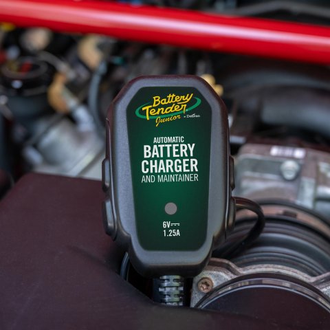 Deltran Battery Tender Junior High-Efficiency Chargers 022-0196 Charger, Junior, High-Efficiency, 6 V, 1.25 amps, Each