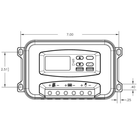 Deltran Battery Tender 30 AMP 12V/24V PWM Solar Panel Controllers 021-1178 Charger Controller, Amp, Controller, Each