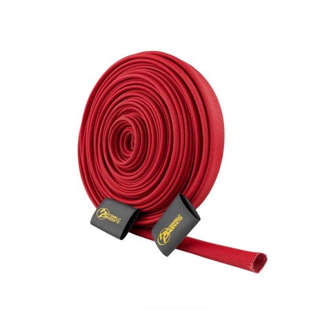 Heatshield Products Color Sleeves 203121 Heat Protection, Sleeve, 1,200 degrees F, Slip-on, Red, 0.438 in. Diameter, 25 ft. Length, Each