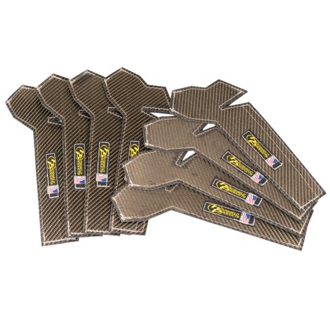 Heatshield Products Pro-Boot Heat Shields 400132 Spark Plug Boot Protectors, Shield, Lava Rock, Natural, Hook and Loop, 6 in. Length, 90 Degree, Set of 8