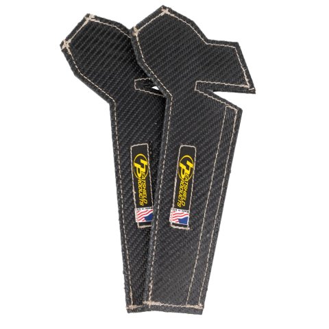 Heatshield Products Pro-Boot Heat Shields 400150 Spark Plug Boot Protectors, Shield, Stealth, Black, Hook and Loop, 6 in. Length, 90 Degree, Pair