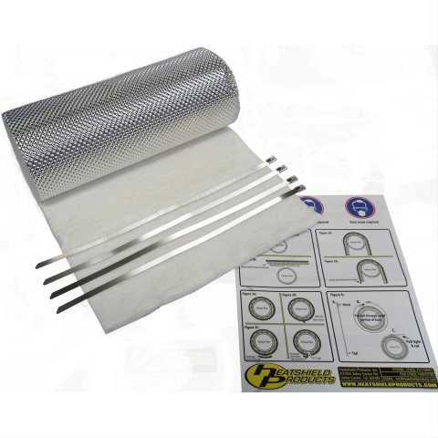 Heatshield Products Armor Exhaust Heat Shields 177014 Shield, Header Armor, Exhaust, 1,800 degrees F, 0.500 in. Thick, 18 in. Width, 24 in. Length, Each