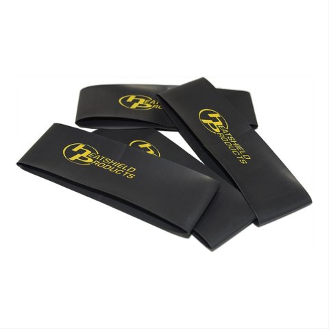 Heatshield Products HP Shrink Tubing 353022 Sleeve Tubing, HP, Polyolefin, Black, 3.000 in. Diameter, 1.500 in. Length, Set of 4
