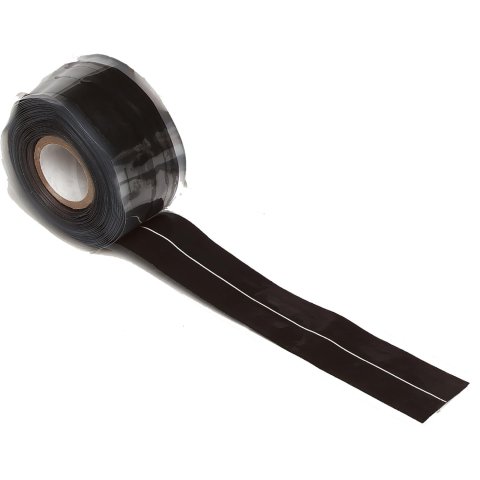 Heatshield Products Tape 330006 Black silicone heat tape protects wire looms, fuel lines and may be used temporary repairs.