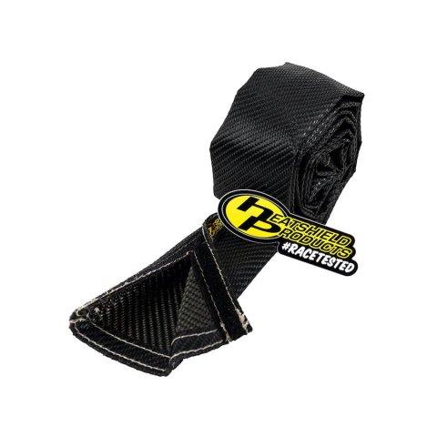 Heatshield Products Stealth Sleeves 282123 Heat Sleeves, Stealth, 1,200 Degrees F, Hook and Loop, Carbon Fiber, 1.50 in. Diameter, 72 in. Length, Each
