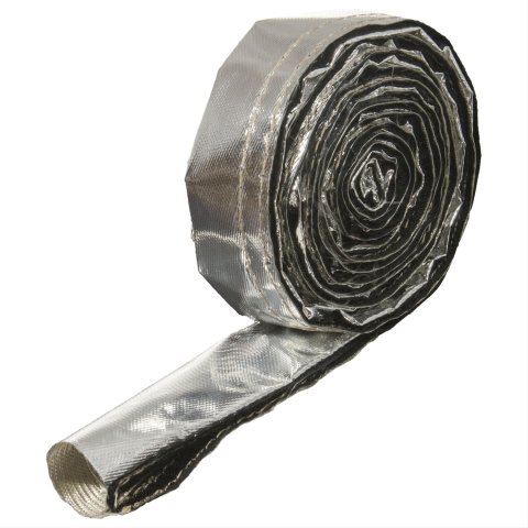 Heatshield Products Thermaflect Sleeves 274305 Heat Shield, Sleeve, Velcro®, 1,100 Degrees F, 3.500 in. Diameter, 120.0 in. Length, Each