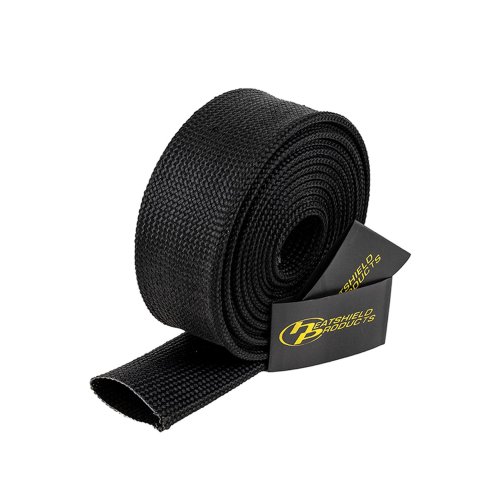 Heatshield Products Hot Rod Sleeves 204022 Heat Sleeve, Sleeve, Slip-on, Black, 1 1/2 in. Diameter, 10 ft. Length, Each