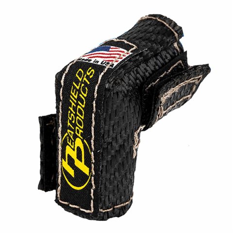 Heatshield Products Utili-Shield Connector Heat Shields 282049 Sleeve, Shield, Hook and Loop, 2,000 degrees F, 0.750 in. Diameter, Measures 1.75 in. On Each Side of the Bend, Each