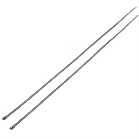 Heatshield Products Thermal-Tie Locking Ties 351013 Ties, Thermal-Tie, 1,800 degree F Rating, Stainless Steel, 5/16 in. Width, 33 in. Length, Set of 50