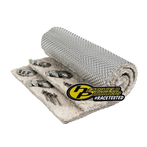 Heatshield Products Cat Armor Catalytic Converter Heat Shields 177097 Shield, Armor, Converter, 1,800 degrees F, 0.250 in. Thick, 8 in. Width, 12 in. Length, 12 Anchors, Pair