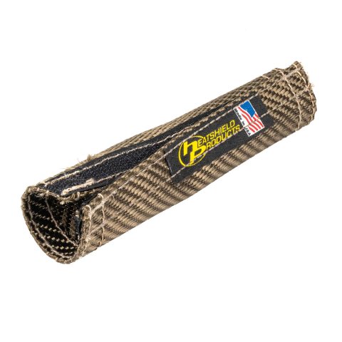 Heatshield Products Lava Tube Shield 281080 Heat Sleeve, Shield, Hook and Loop, 1 in. Diameter, 6 in. Length, Each