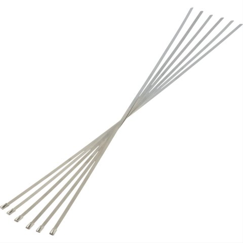 Heatshield Products Thermal-Tie Locking Ties 350021 Ties, Thermal-Tie, 1,800 degree F Rating, Stainless Steel, 3/16 in. Width, 20 in. Length, Set of 50
