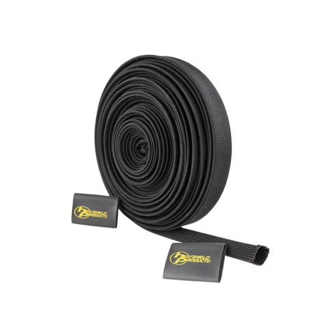 Heatshield Products Color Sleeves 203124 Heat Protection, Sleeve, 1,200 degrees F, Slip-on, Black, 0.438 in. Diameter, 25 ft. Length, Each