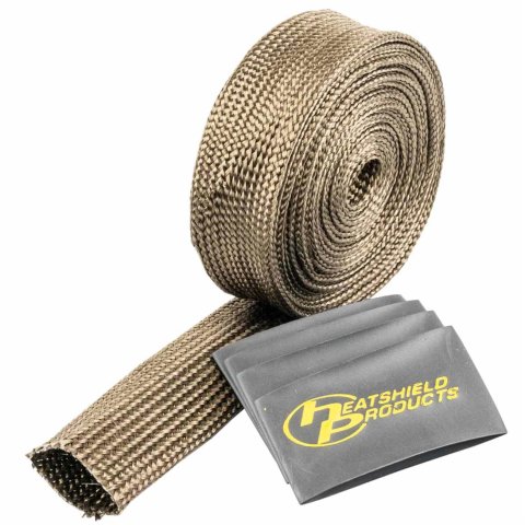 Heatshield Products Lava Hot Rod Sleeves 207008 Heat Sleeve, Sleeve, Slip-on, 2,000 degrees F, 0.750 in. Diameter, 10.00 ft. Length, Each
