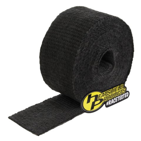 Heatshield Products Exhaust Wrap 325505 and Header Wrap, 2000 degrees F, Inferno, Black Silica Filament, 2.0 in. Width, 15.0 ft. Length, Each
