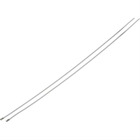 Heatshield Products Thermal-Tie Locking Ties 350034 Ties, Thermal-Tie, 1,800 degree F Rating, Stainless Steel, 3/16 in. Width, 33 in. Length, Set of 50