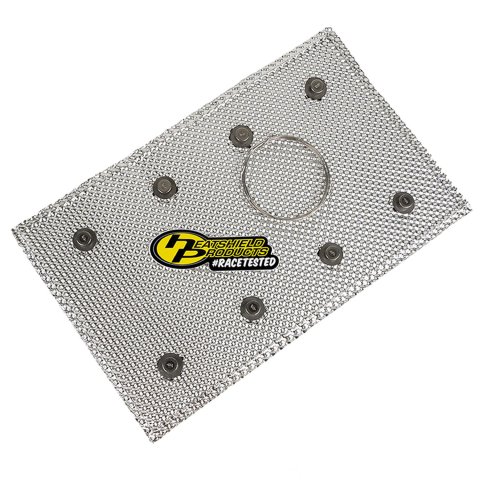 Heatshield Products Armor Exhaust Pipe Heat Shields 172251 Shields, BioCool Insulation, 2.5 in. Diameter Pipe, 12 in. Length, 1,800 Degrees F Rating, Tie Wire, Silver, Paintable, Universal, Kit
