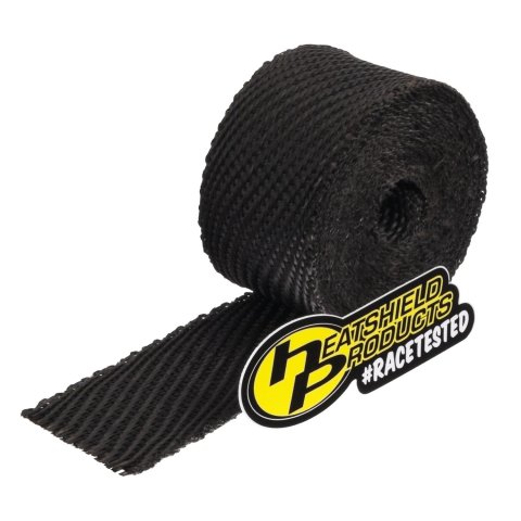 Heatshield Products Exhaust Wrap 372505 and Header Wrap, 1200 degrees F, Lava Rock, Black Basalt, 2.0 in. Width, 15.0 ft. Length, Each